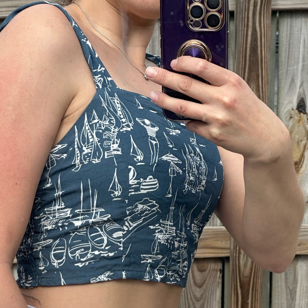 Shore Crop Top/ size M